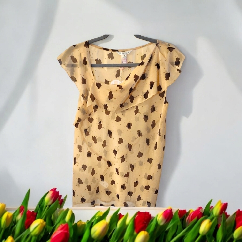 NWT Sheer Beautiful Blouse - Picture 3 of 4